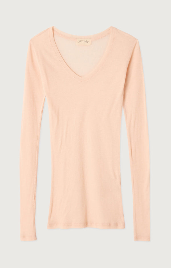 TEE-SHIRT AJUSTE ML COL V