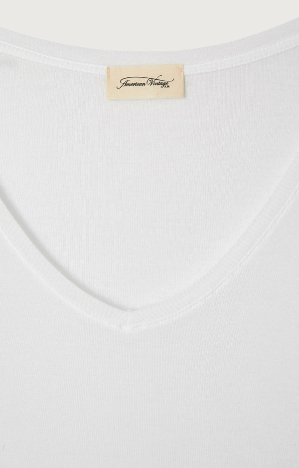 TEE-SHIRT AJUSTE ML COL V