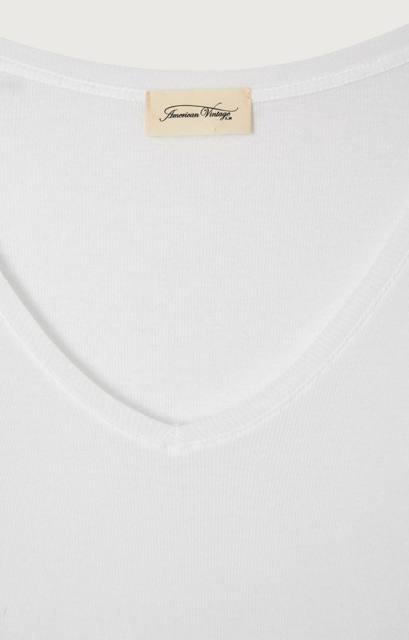 TEE-SHIRT AJUSTE ML COL V