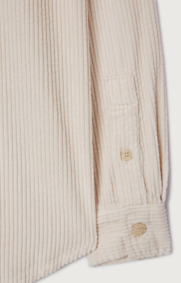 CHEMISE LONGUE AMPLE ML COL BOUTONNE