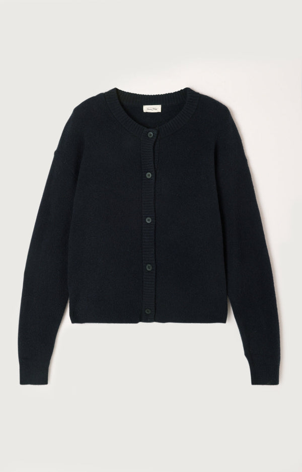 GILET COURT BOULE ML COL ROND BOUTONNE