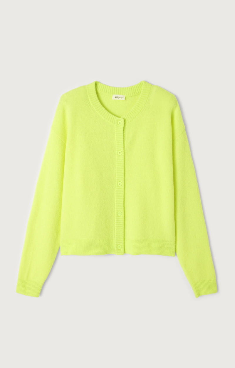 GILET COURT BOULE ML COL ROND BOUTONNE