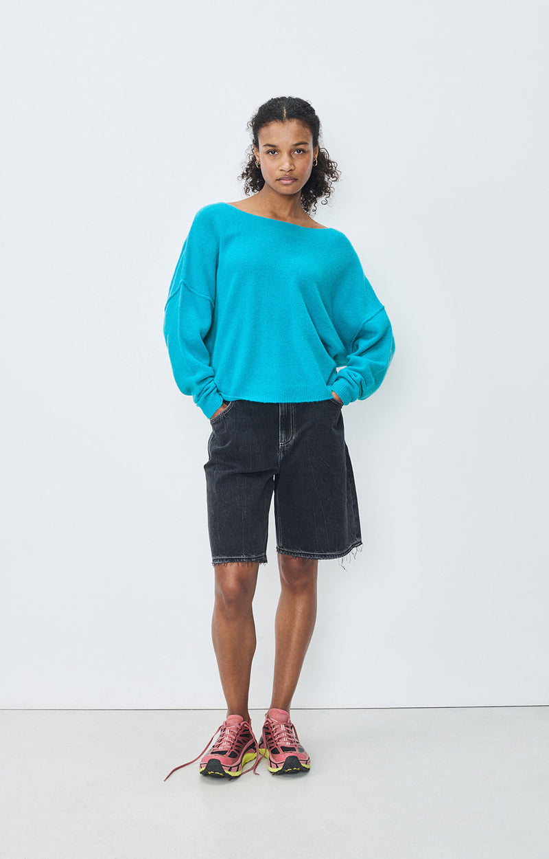 PULL ML COL BATEAU
