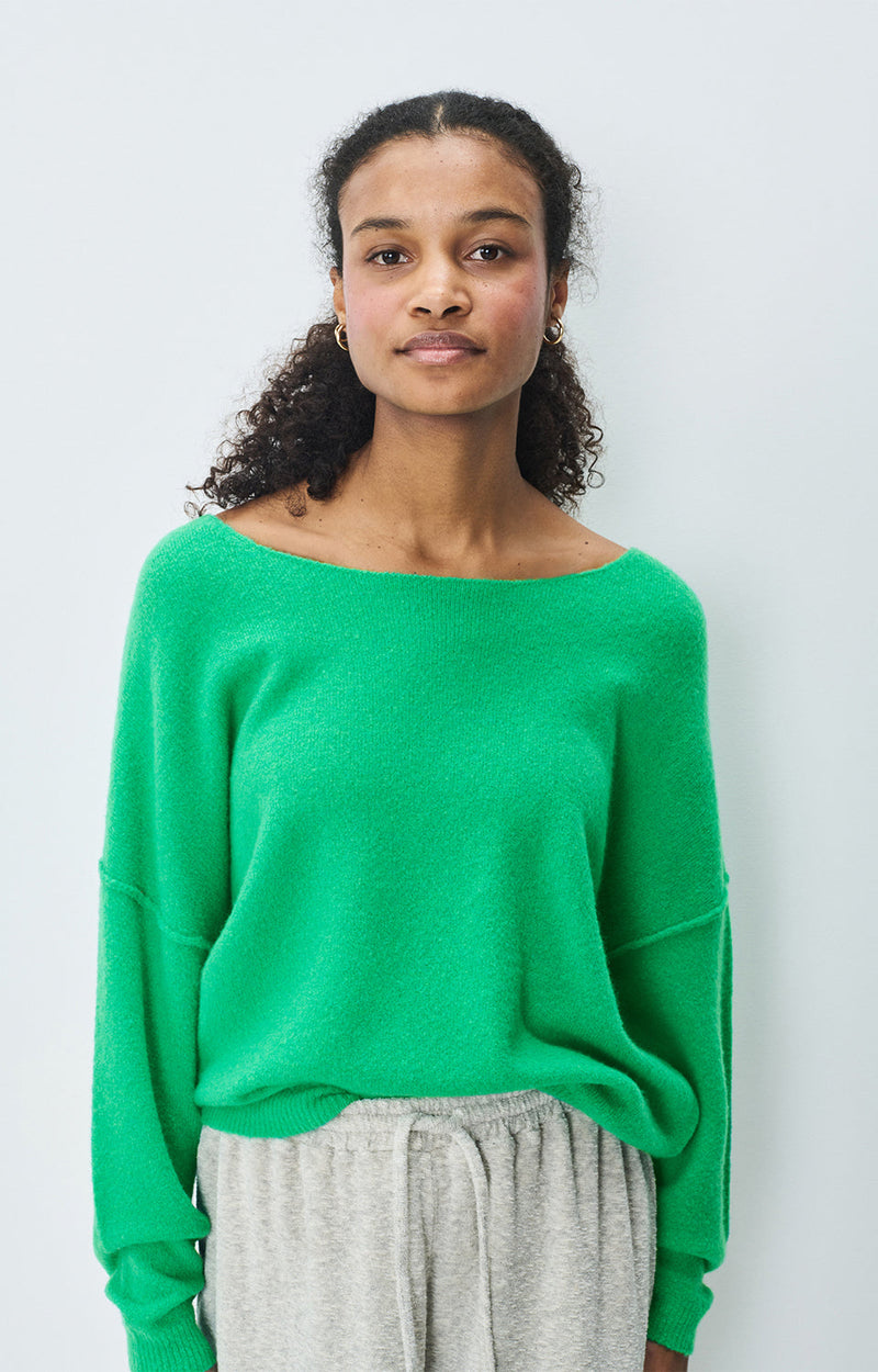 PULL ML COL BATEAU