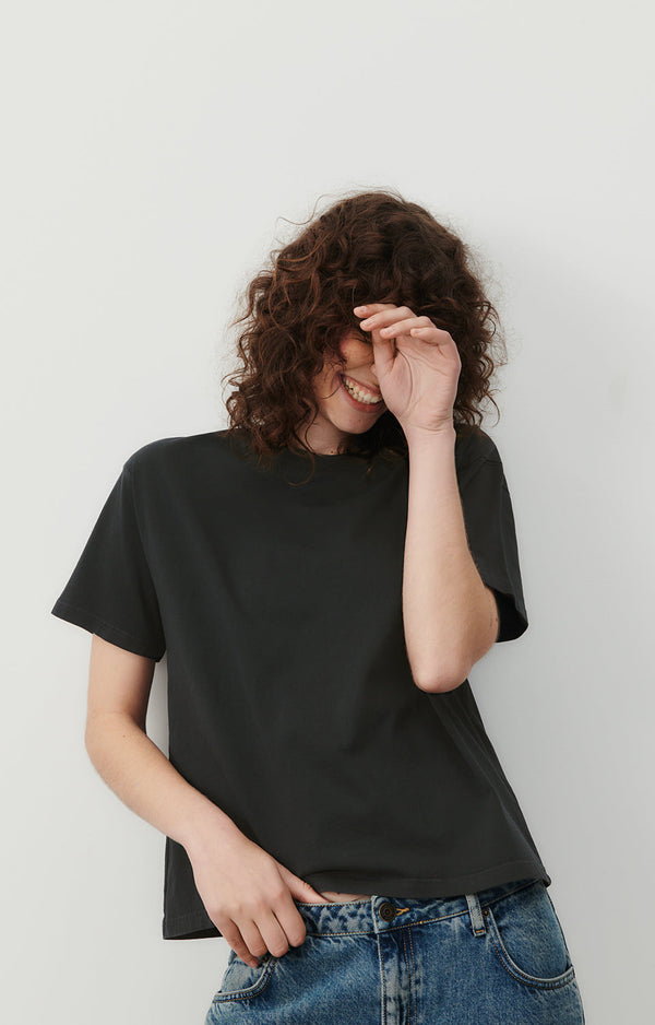 T-SHIRT DROIT MC COL ROND
