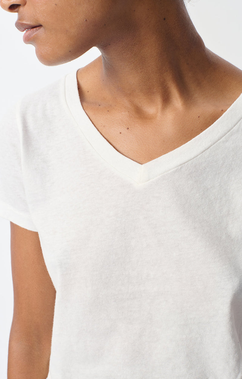 T-SHIRT AJUSTE MC COL V