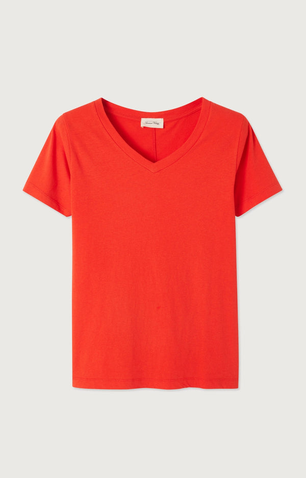 T-SHIRT AJUSTE MC COL V