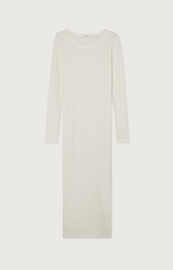 ROBE LONGUE AJUSTE ML COL ROND