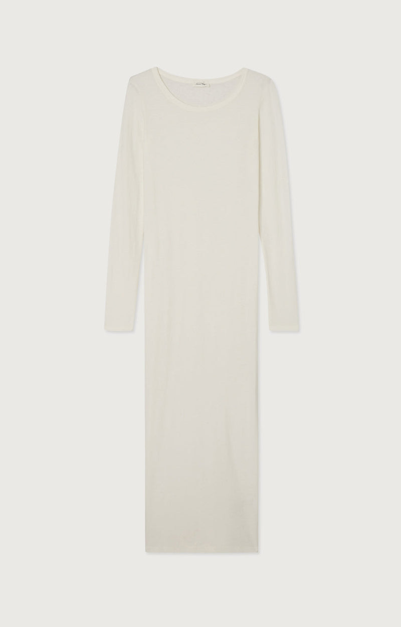 ROBE LONGUE AJUSTE ML COL ROND