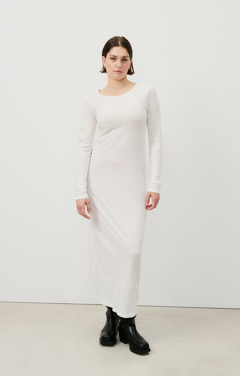 ROBE LONGUE AJUSTE ML COL ROND