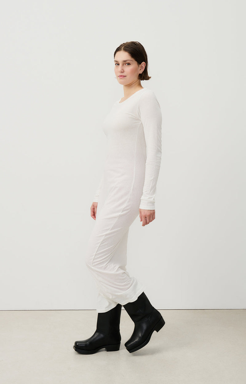 ROBE LONGUE AJUSTE ML COL ROND