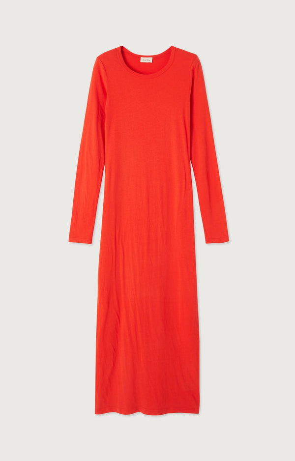 ROBE LONGUE AJUSTE ML COL ROND