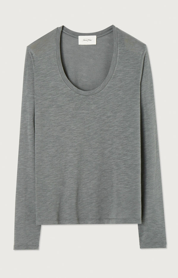 T-SHIRT DROIT ML COL U