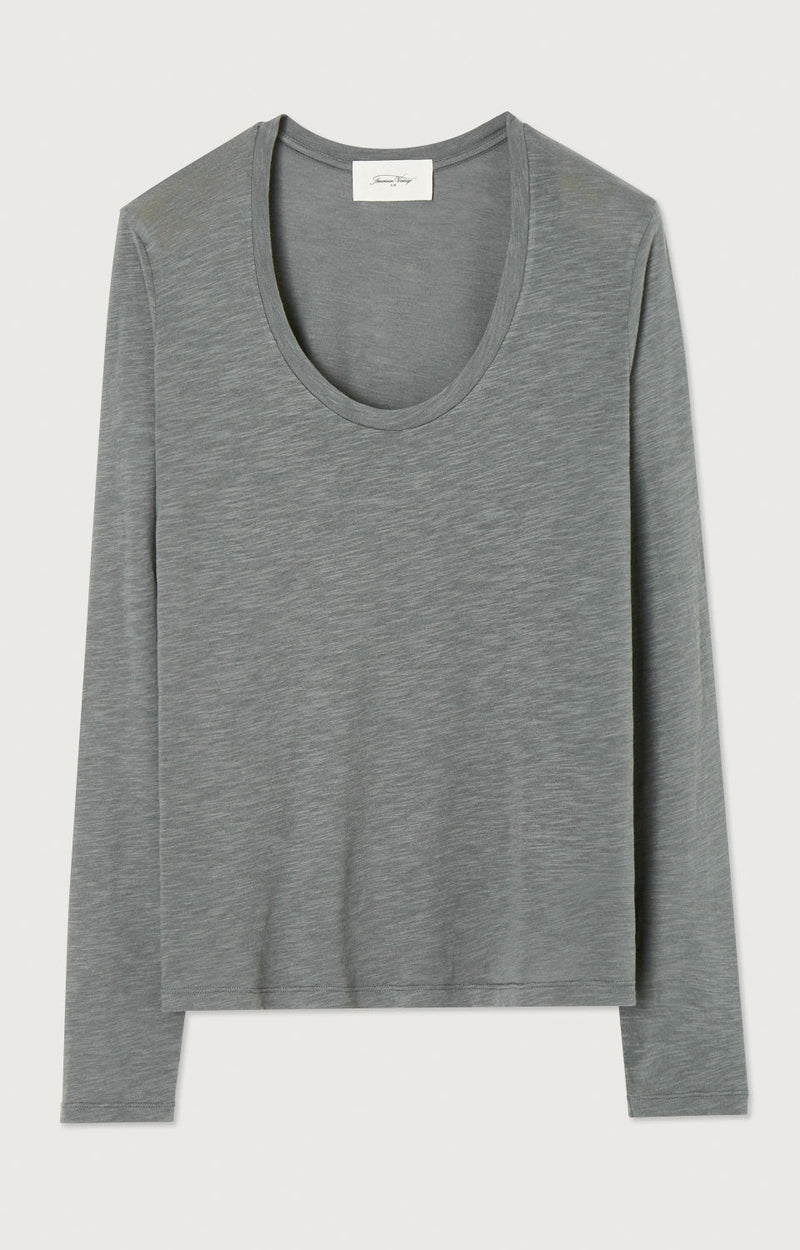 T-SHIRT DROIT ML COL U