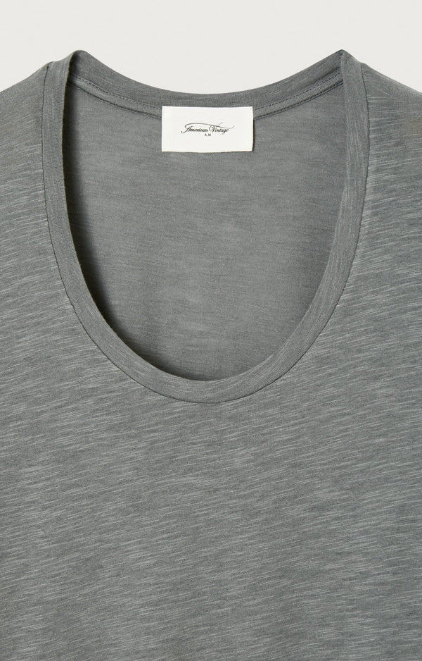 T-SHIRT DROIT ML COL U