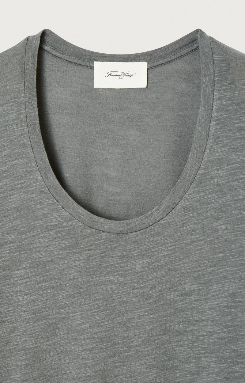T-SHIRT DROIT ML COL U