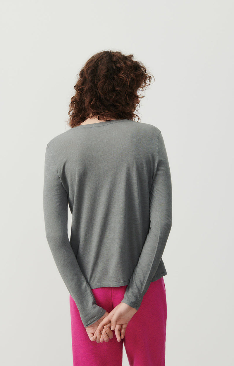 T-SHIRT DROIT ML COL U
