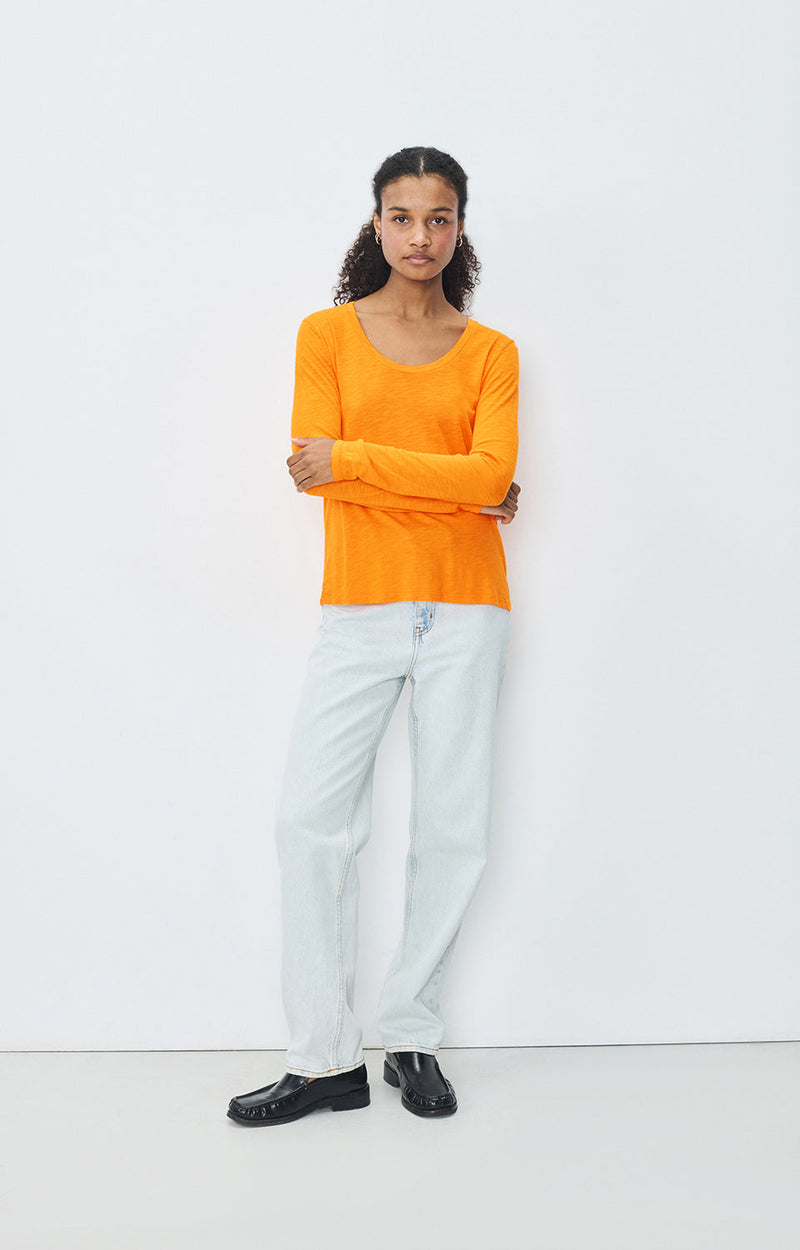 T-SHIRT DROIT ML COL U