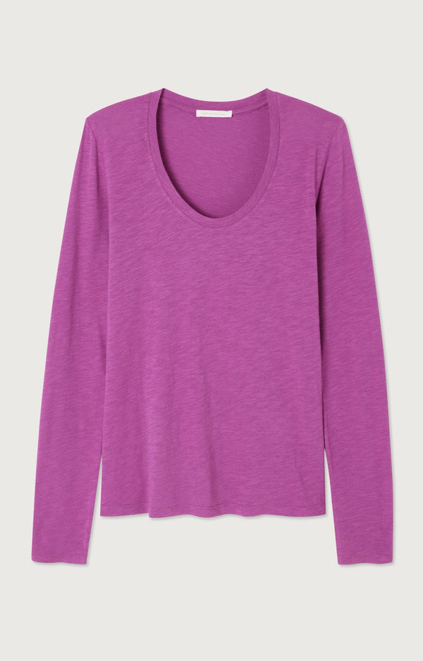 T-SHIRT DROIT ML COL U