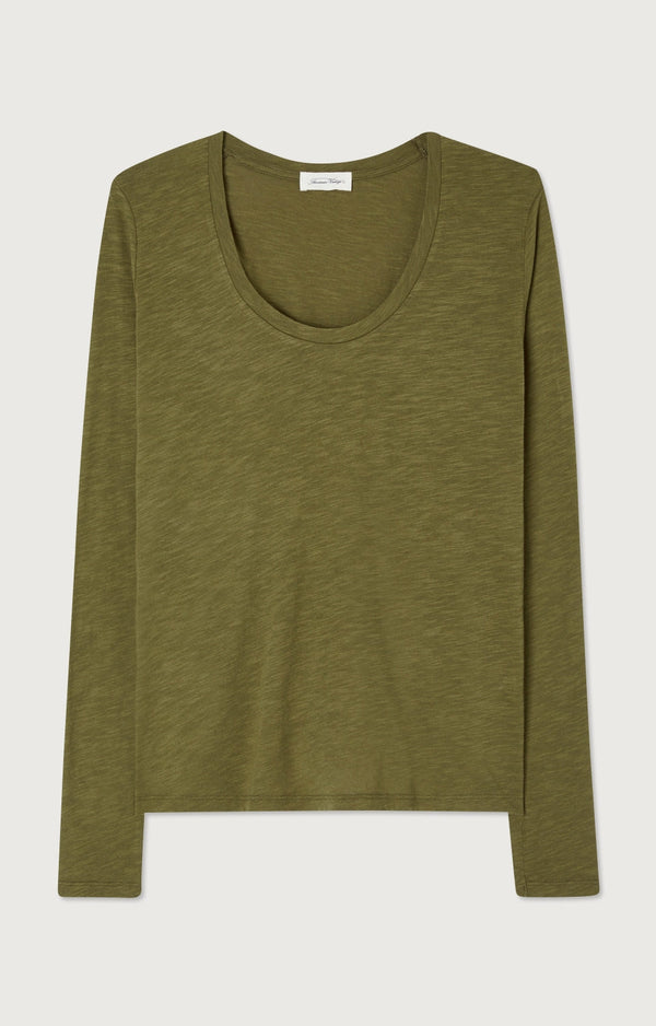 T-SHIRT DROIT ML COL U