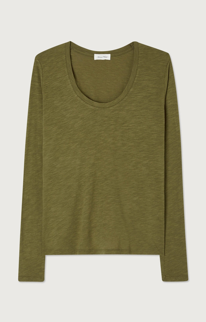T-SHIRT DROIT ML COL U