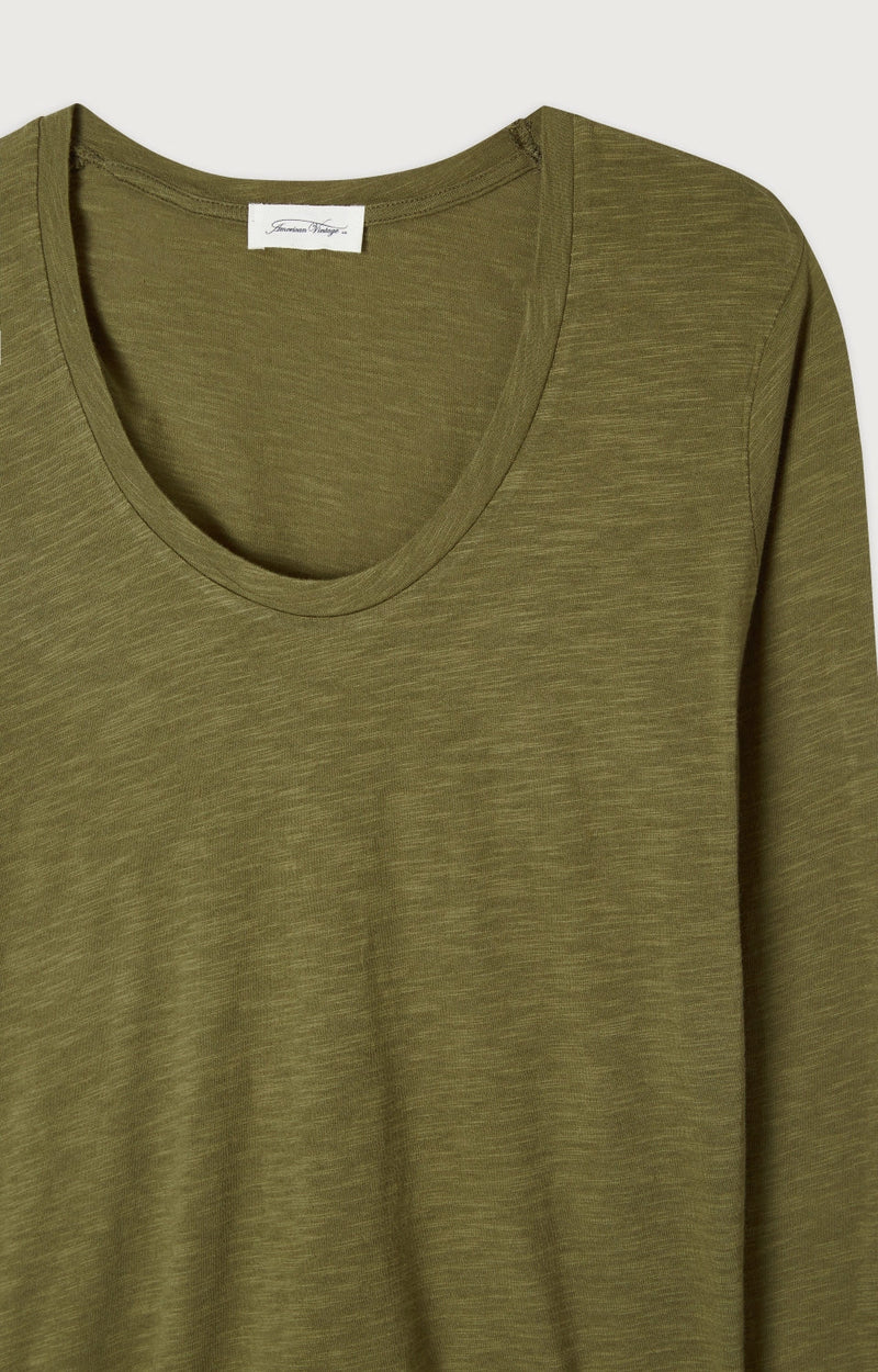 T-SHIRT DROIT ML COL U