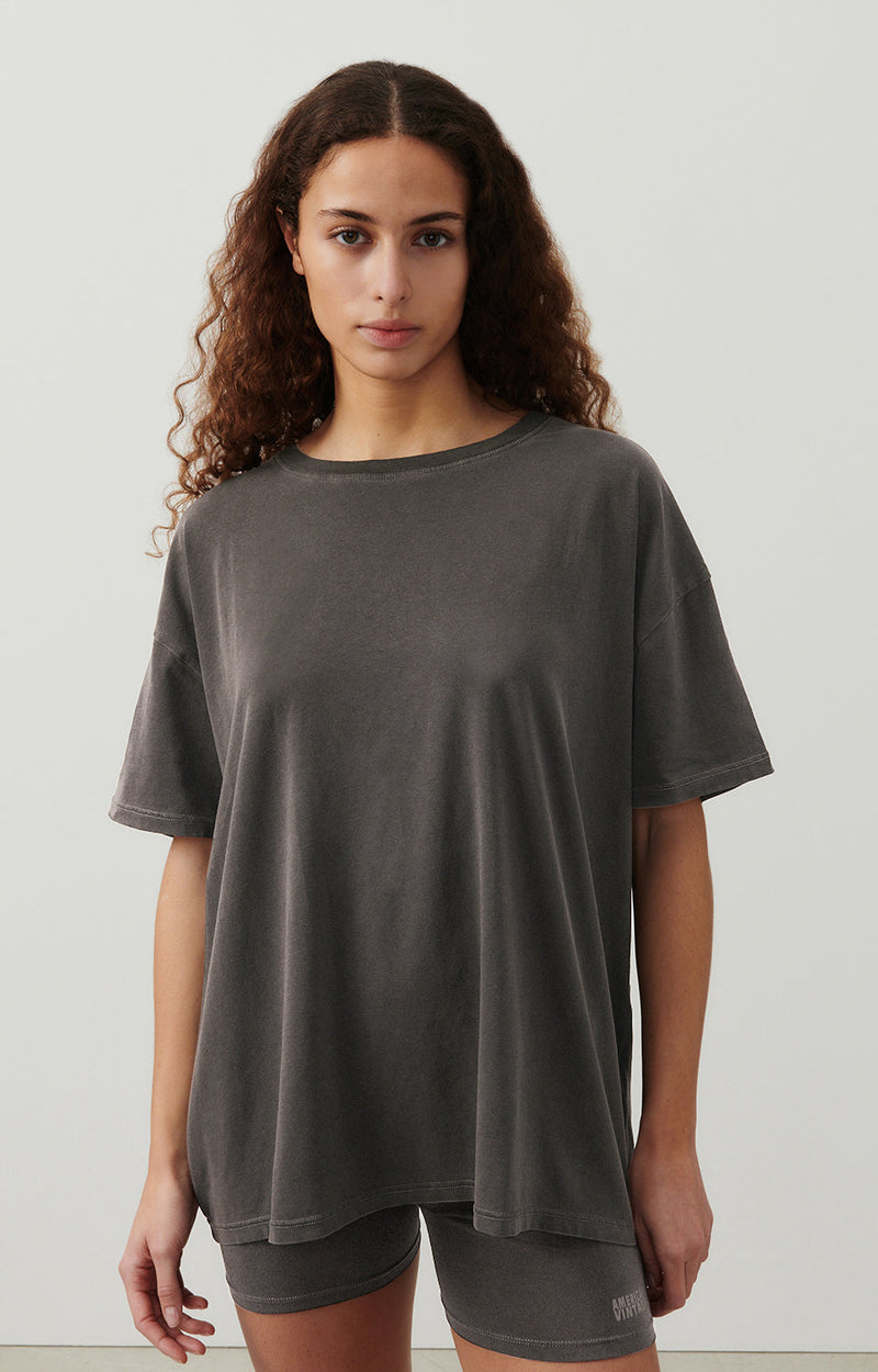 T-SHIRT MI-LONG AMPLE MC COL BATEAU