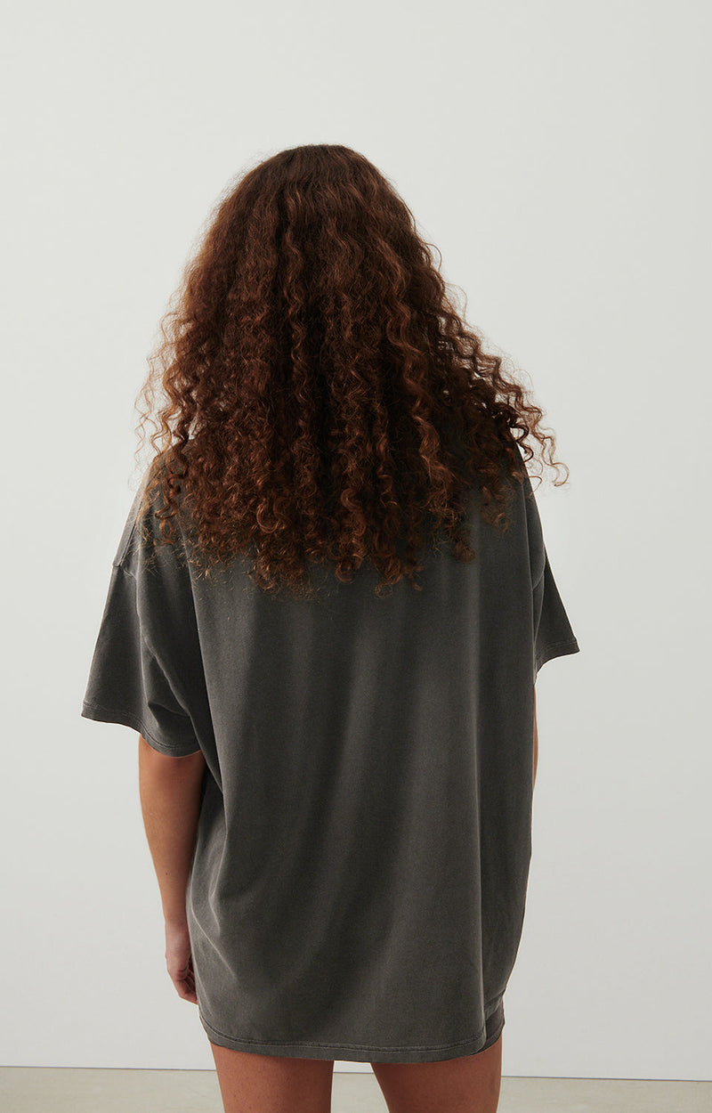 T-SHIRT MI-LONG AMPLE MC COL BATEAU