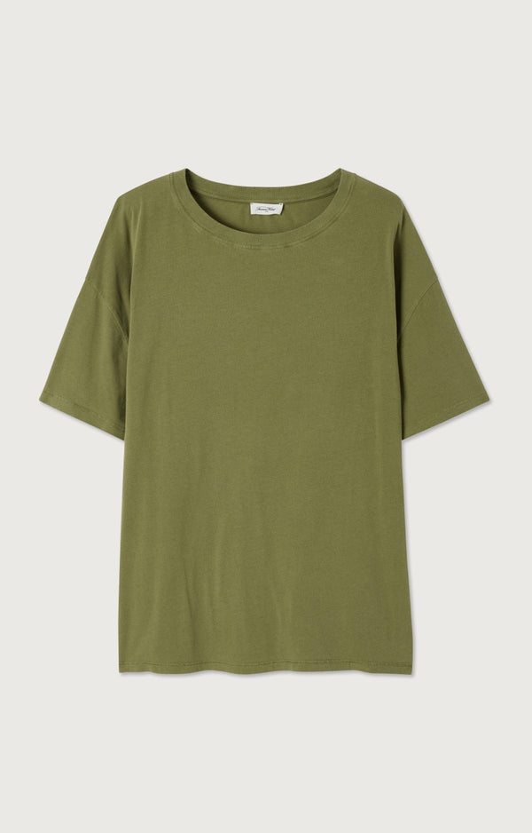 T-SHIRT MI-LONG AMPLE MC COL BATEAU