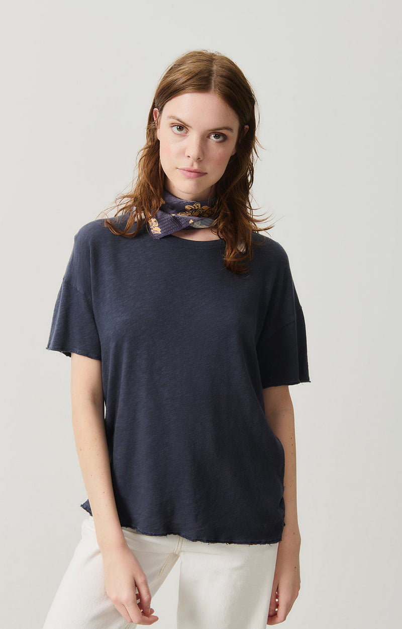 T-SHIRT MI-LONG AMPLE MC COL ROND