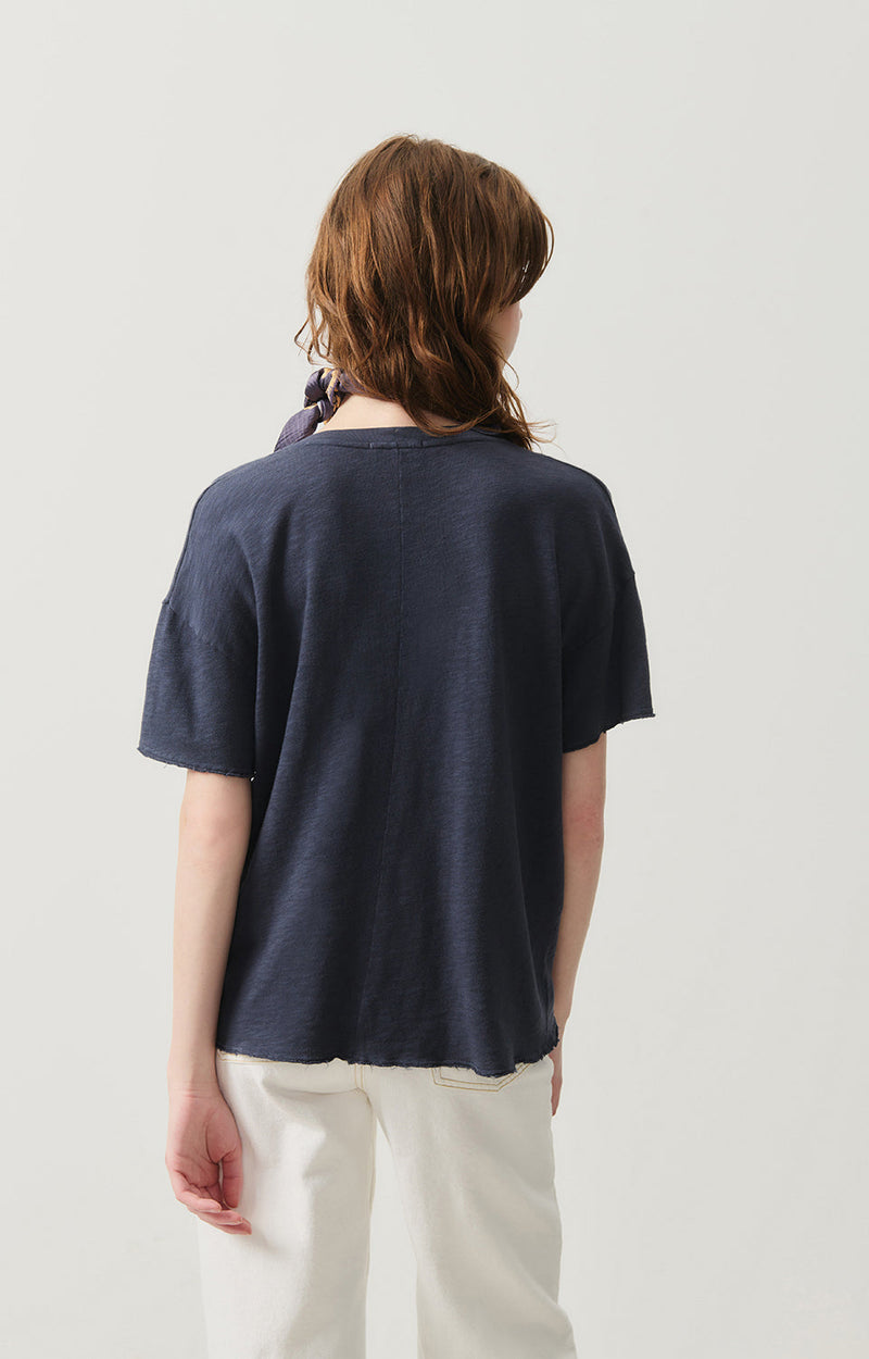 T-SHIRT MI-LONG AMPLE MC COL ROND