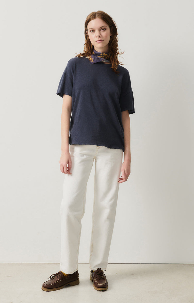 T-SHIRT MI-LONG AMPLE MC COL ROND