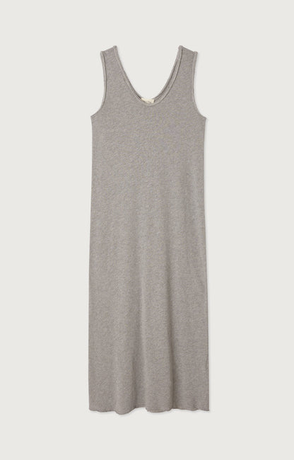 女士长款宽松U领背心裙