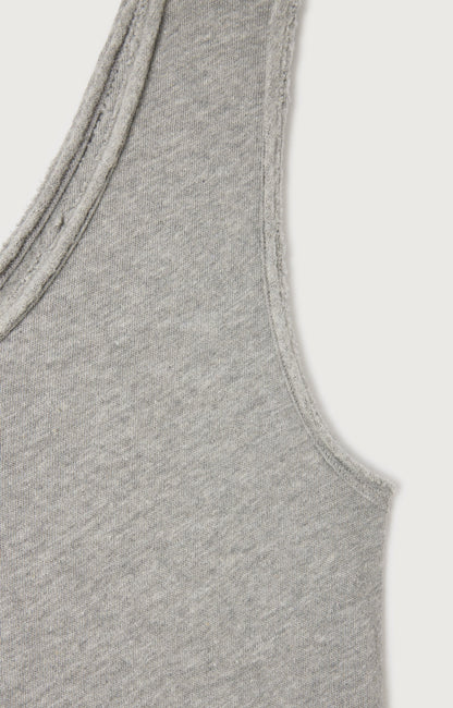 女士长款宽松U领背心裙