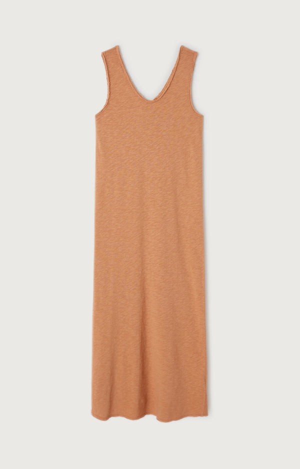 ROBE LONGUE AMPLE DEBARDEUR COL U