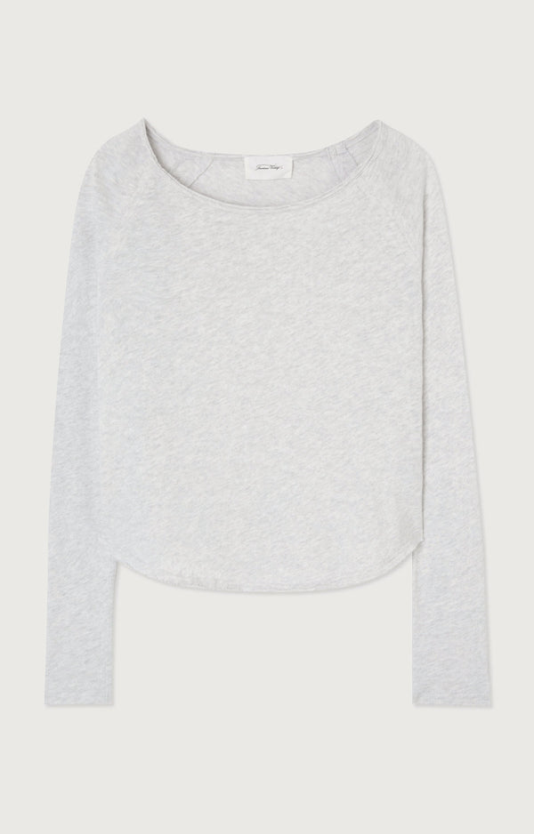 T-SHIRT DROIT ML COL BATEAU