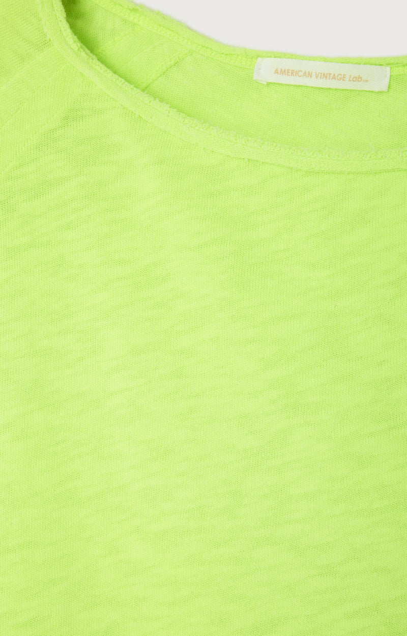 T-SHIRT DROIT ML COL BATEAU