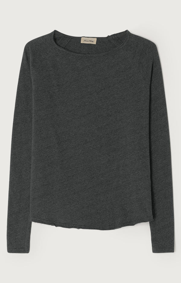 T-SHIRT DROIT ML COL BATEAU