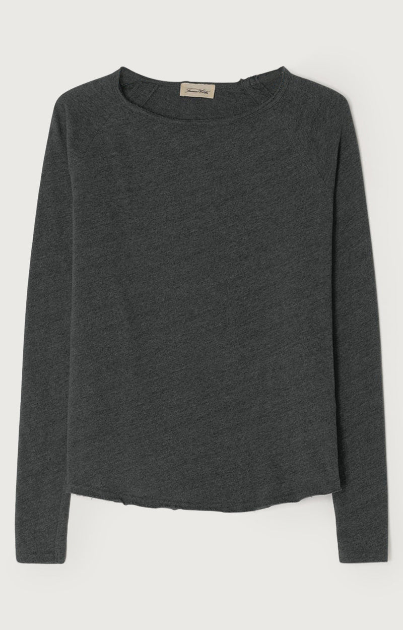 T-SHIRT DROIT ML COL BATEAU