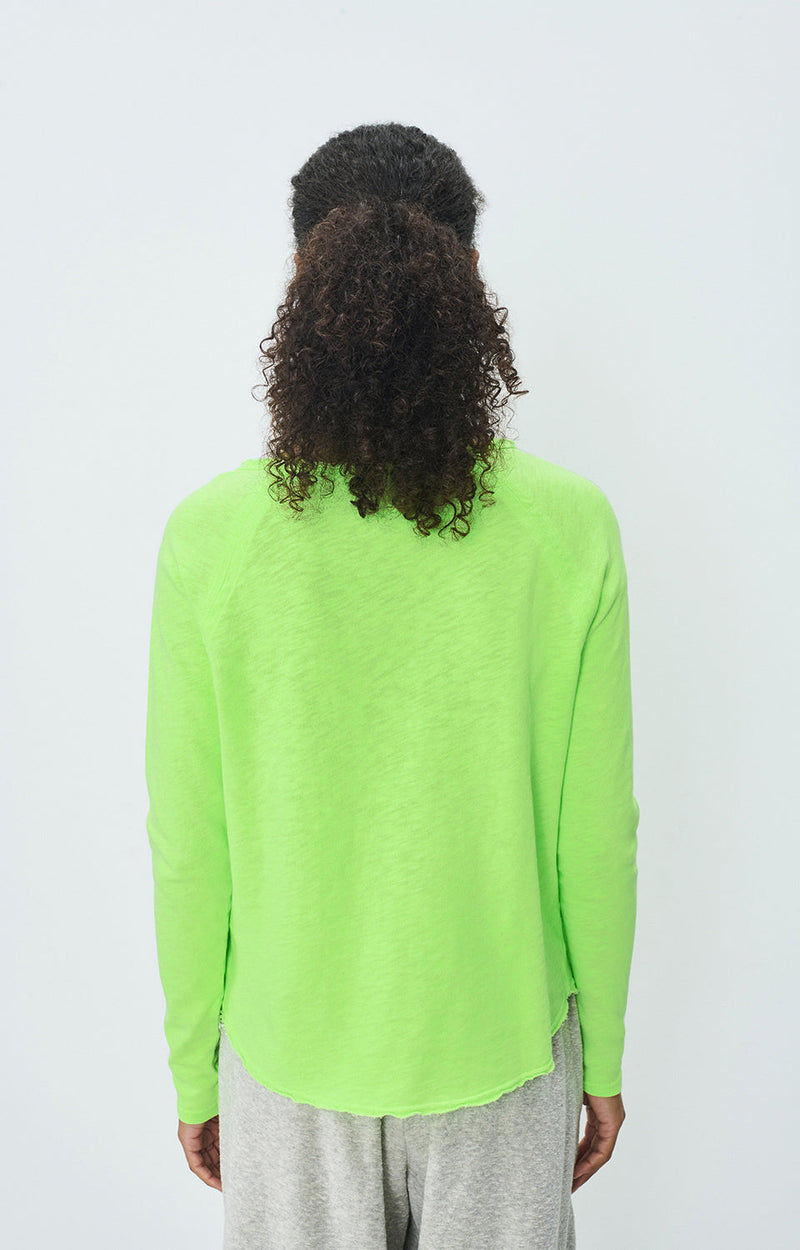 T-SHIRT DROIT ML COL BATEAU