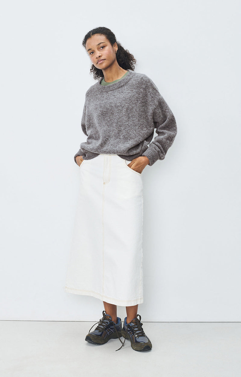 PULL AMPLE ML COL BATEAU