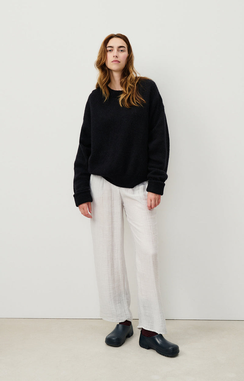 PULL AMPLE ML COL BATEAU