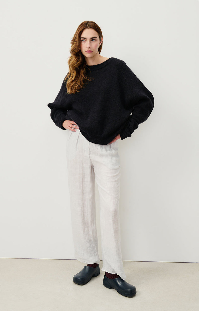 PULL AMPLE ML COL BATEAU