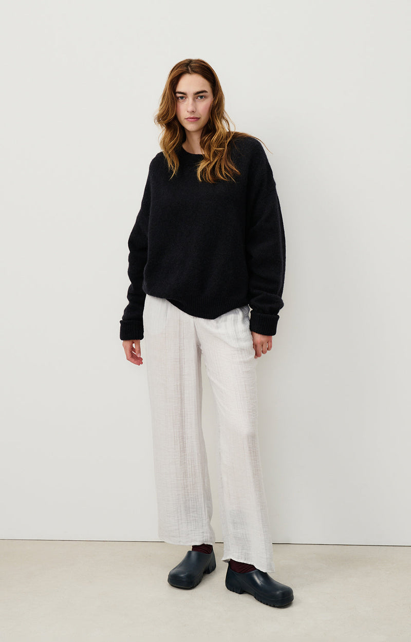 PULL AMPLE ML COL BATEAU