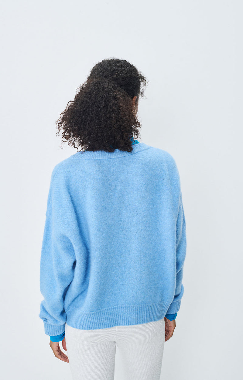 PULL AMPLE ML COL BATEAU