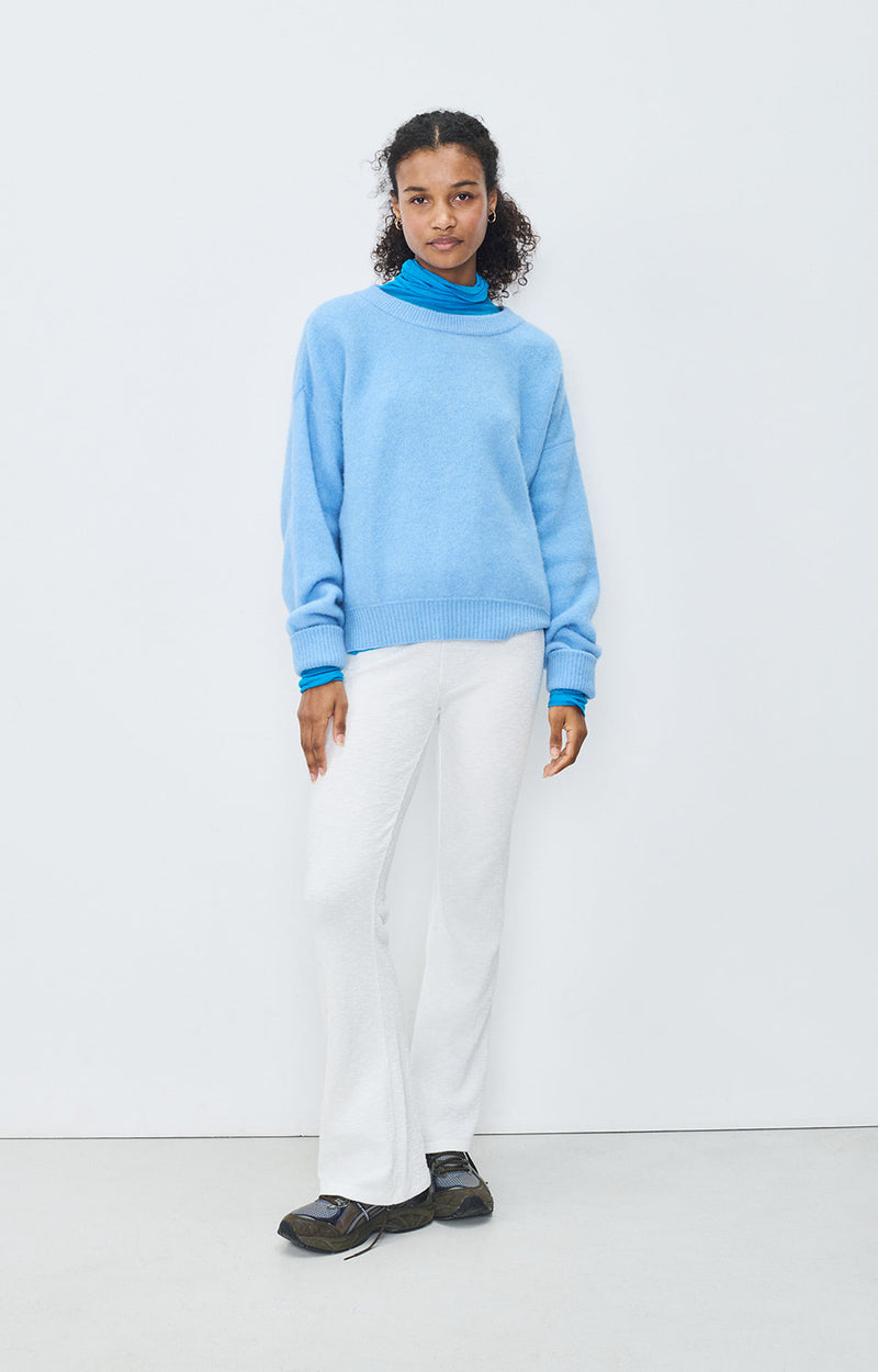 PULL AMPLE ML COL BATEAU