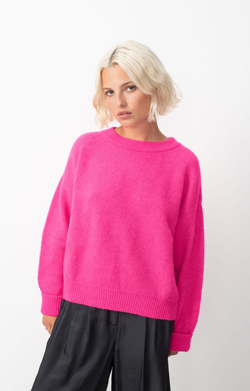 PULL AMPLE ML COL BATEAU