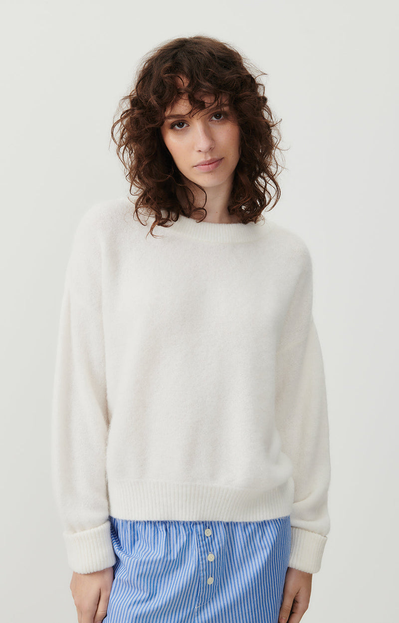 PULL AMPLE ML COL BATEAU
