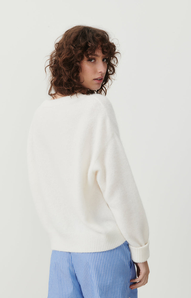 PULL AMPLE ML COL BATEAU
