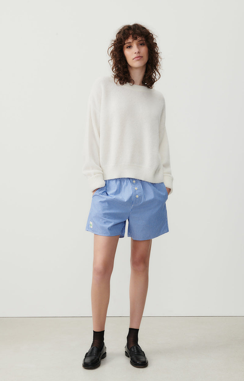 PULL AMPLE ML COL BATEAU